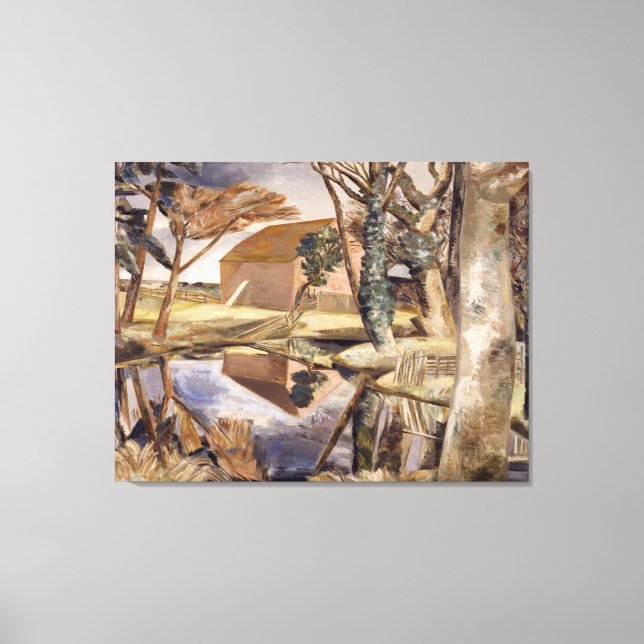 Toile Oxenbridge Pond (1927-28) (Recto)