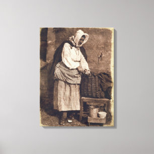 Toile Oyster Woman, 1843-1847 (papier salé imprimé à par