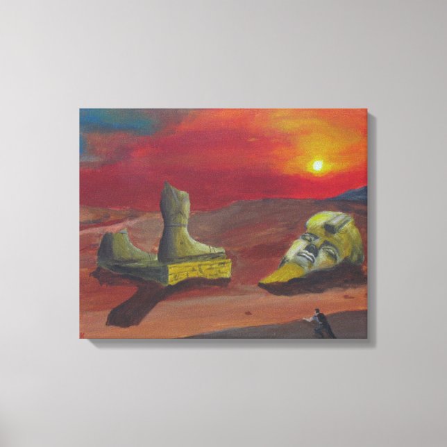 Toile Ozymandias (Recto)