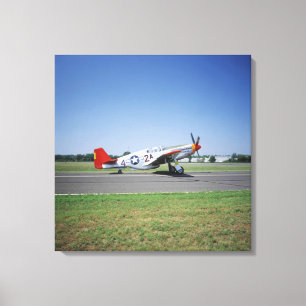 Toile P-51 C Tuskegee Red Tail avion au CAF Air