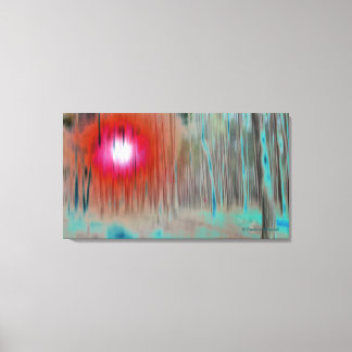 Toile © P Wherrell Beaux-arts lumière mystérieuse dans l
