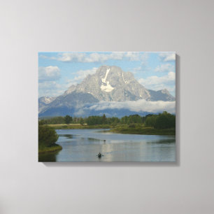 Toile Pagaie dans le parc national de Grand Teton