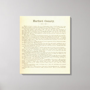 Toile Page de texte Comté de Harford