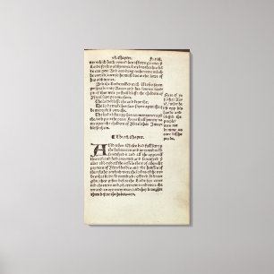 Toile Page des textes de vieux testament