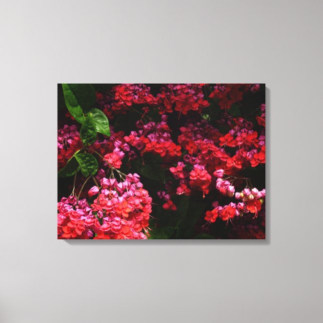 Toile Pagoda Flowers Colorful (Recto)