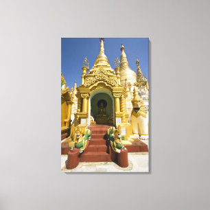 Toile Pagode de Shwedagon (Paya), grand site de temples 