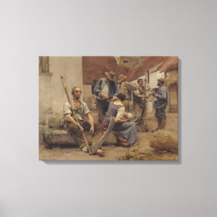 Toile Paiement des moissonneuses, 1882