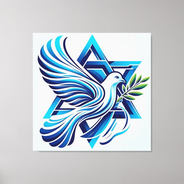 Toile Paix pour Israël (Recto)