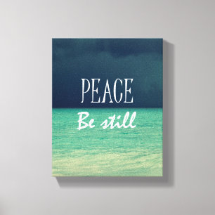 Toile Paix, Soyez Toujours Bible Verse