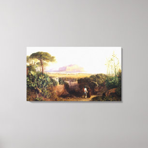 Toile Palerme, Sicile, 1847 (huile sur la toile)