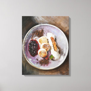 Toile Pancakes au fromage aux baies - Gourmandise