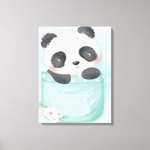 Toile Panda Panda Mignonne Dans La Poche