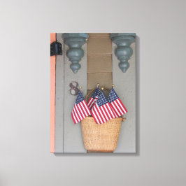 Toile Panier de drapeaux - Martha's Vineyard