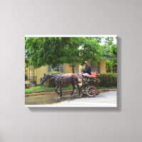 Panier tiré à cheval cubain