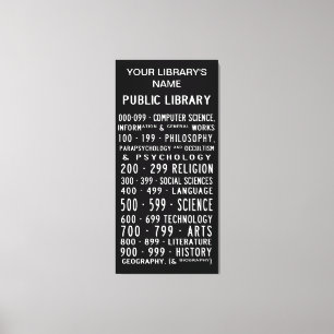 Toile Panneau de défilement du bus de bibliothèque