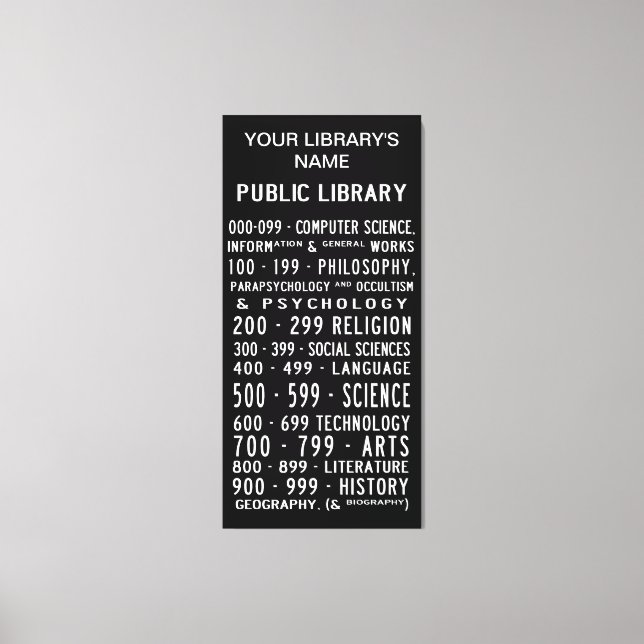 Toile Panneau de défilement du bus de bibliothèque (Recto)