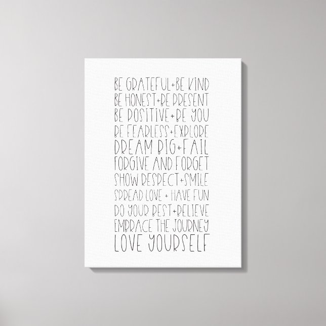 Toile Panneau de rappel de famille (Recto)