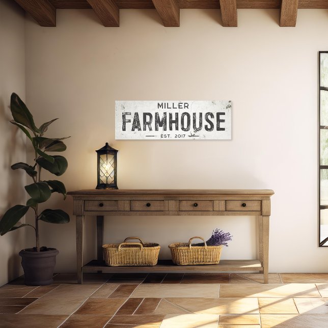 Toile Panneau long Rustique moderne industriel (Créateur téléchargé)