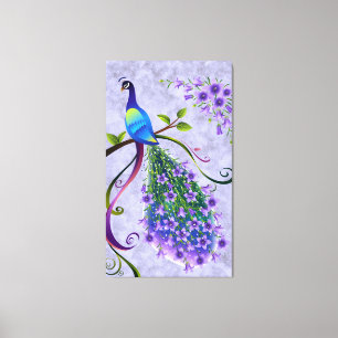 Toile Panneau Peacock Imaginaire 3