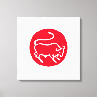 Panneau Taurus Zodiac minimaliste moderne Plain él