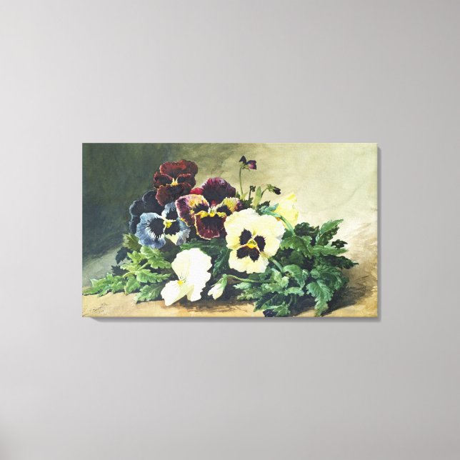 Toile Pansies d'hiver, 1884 (Recto)
