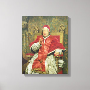 Toile Pape Clement XIII (1693-1769) (huile sur la toile)
