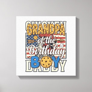 Toile Papi du gâteau d'anniversaire garçon cookie lait c