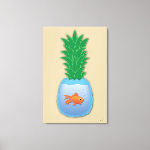 Toile Papier à poisson ananas