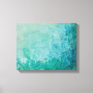 Toile Papier avec l'abrégé sur bleu, vert, et noir