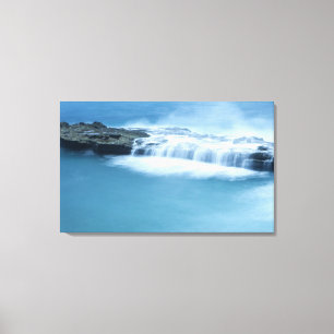Toile Papier étiré Rock Ocean moderne