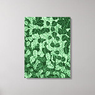 Toile Papier japonais, Emerald et Pastel Green