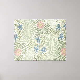 Toile Papier peint floral de William Morris Larkspur