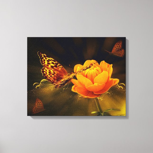 Toile Papillon (Recto)