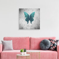 Papillon à bijoux turquoise
