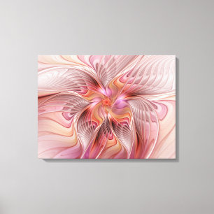 Toile Papillon Abstrait Coloré Art Fantastique Fractal