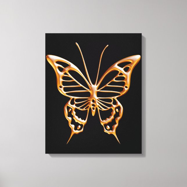 Toile Papillon d'or (Recto)