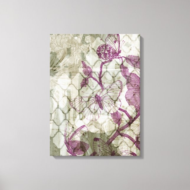 Toile Papillons arabes IV (Recto)