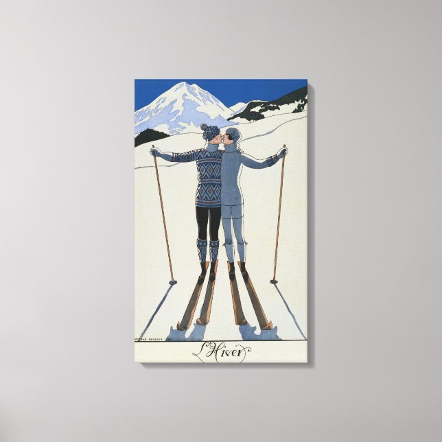 Toile  par Georges Barbier (Recto)