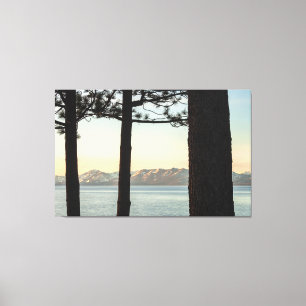 Toile Par le lac Tahoe