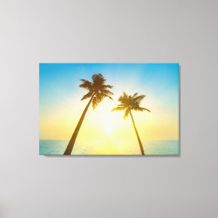 Toile Paradis tropical idyllique