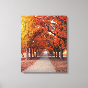 Toile Parc d'automne