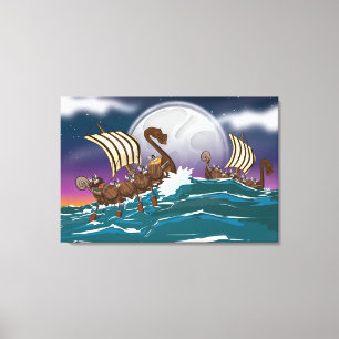 Toile Parc d'invasion Viking