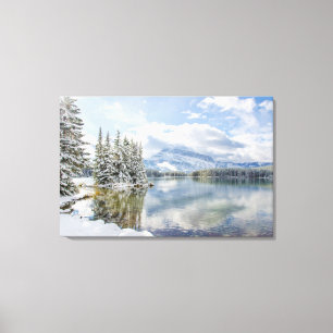 Toile Parc national Banff en hiver