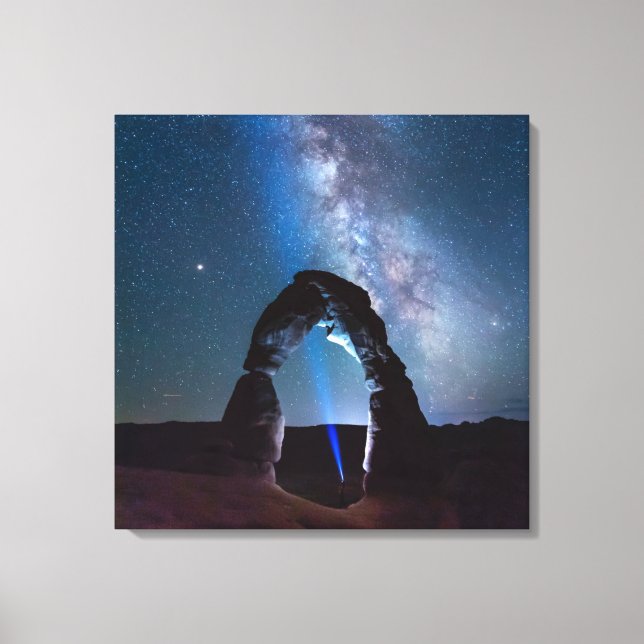 Toile Parc national des Arches la nuit MOAB (Recto)