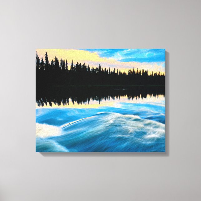 Toile Parc provincial de Pisew Falls | Canada (Recto)