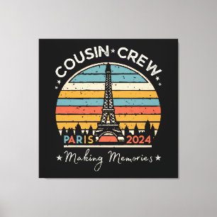 Toile Paris France Créer des souvenirs 2024