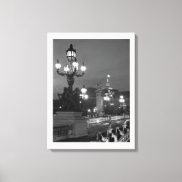 Toile Paris la nuit