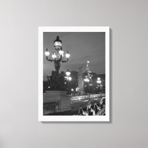 Toile Paris la nuit