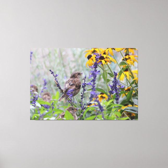 Toile Parmi Les Fleurs (Recto)