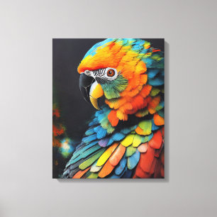 Toile Parrot Oiseau Animal Discovery Aventure Nature